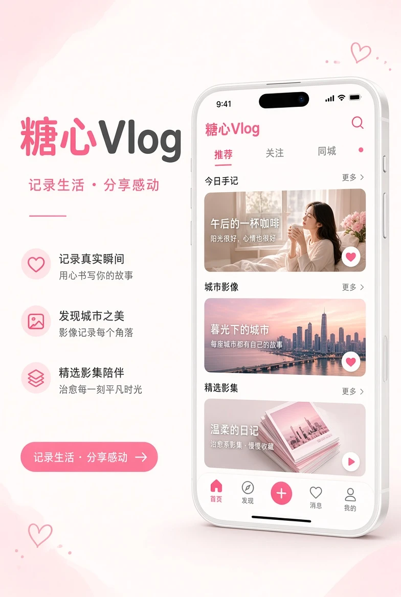 糖心Vlog APP展示图